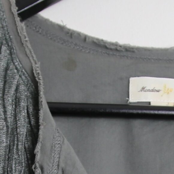 Anthropologie Meadow Rue Pleated Swing Crinkle Knit Lined Tank Top Size XS - Picture 8 of 8